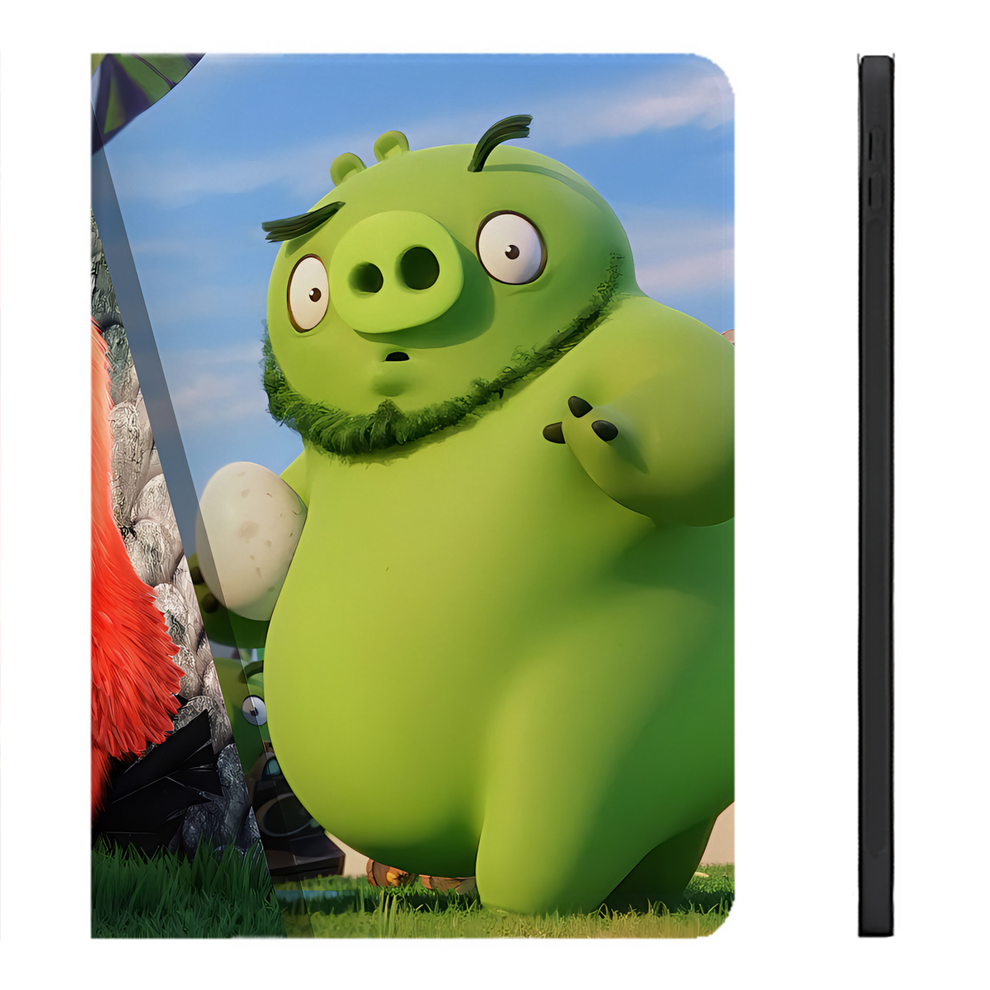 （画像用） Angry Birds アングリーバード IPadケース ペンホルダー付き ブックスタイルデザイン
